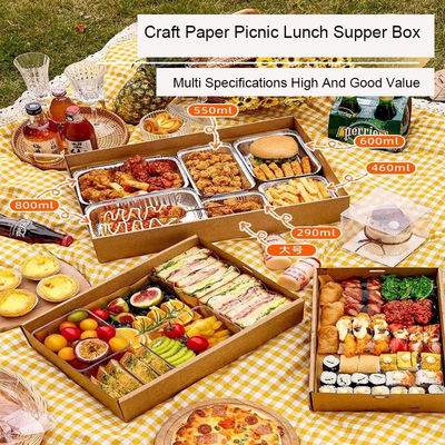 Pacchetto per fast food personalizzato 25*36*8cm per pasta chimica e stampa personalizzata