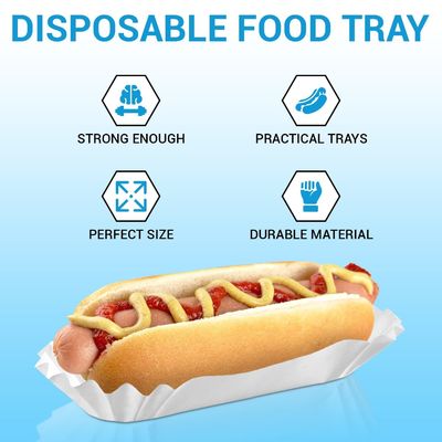 Imballaggio usa e getta per cibi da 6' Sandwiches con flauto bianco Hamburger e altro in scatola asettica