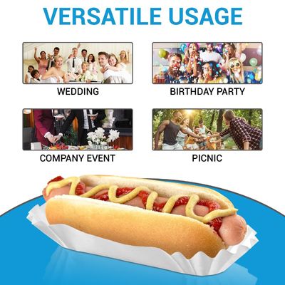 Imballaggio usa e getta per cibi da 6' Sandwiches con flauto bianco Hamburger e altro in scatola asettica