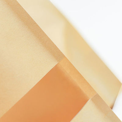 Comodo sacchetto di carta kraft marrone con cerniera per facile movimentazione e stoccaggio