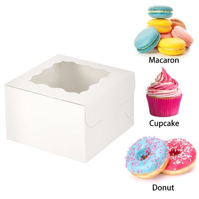 Scatole di torte a colori personalizzati da 10x10x10 per confezionare dessert e dolci