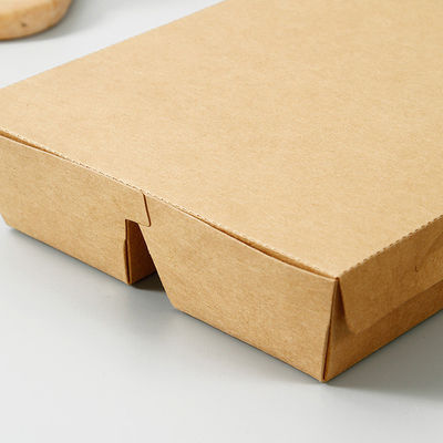 Imballaggio per snack personalizzato Cartoni di carta kraft per imballaggi per fast food