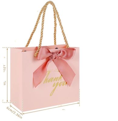 Scatole rigide Logo personalizzato Indumenti imballaggio Sacchetti di carta di lusso con maniglie