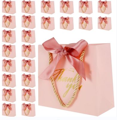 Scatole rigide Logo personalizzato Indumenti imballaggio Sacchetti di carta di lusso con maniglie