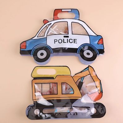 Sacchetto in plastica biodegradabile e ecologico con cerniera a chiusura per bambini