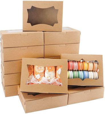 Scatole di biscotti, pasticceria, muffins, dessert, scatole preferite, cupcake con finestra.
