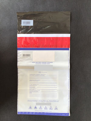 ISO9001 Certificato Borsa di plastica per corriere di sicurezza in contanti per borsa di deposito in banca con valvola