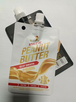 Sicurezza garantita con sacchetto di ugello trasparente in PET/VMPET/PE personalizzato per lo stoccaggio dei succhi