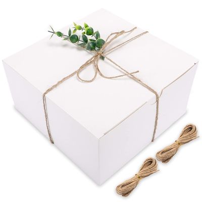 Matrimonio di Natale Stampa su misura Imballaggio regalo Contenitore di carta Scatole di dolci con coperchio