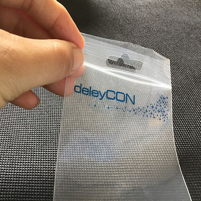 Materiale LDPE Gioielli personalizzati Piccolo sacchetto ziplock riutilizzabile con certificazione SGS65