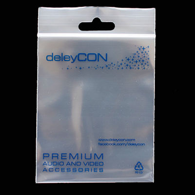 Borsa in plastica PE di spessore personalizzato Mini borsa ziplock con certificato SGS65