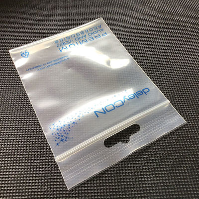Borsa in plastica PE di spessore personalizzato Mini borsa ziplock con certificato SGS65