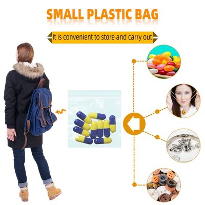 Imballaggio in plastica trasparente per polibag facile da aprire