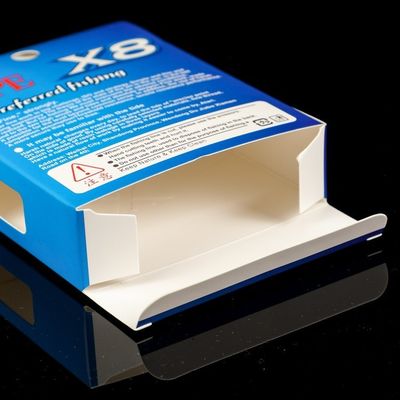 Scatola di attrezzature da pesca Laser carta argento carta Attrezzi Da Pesca Scatola di imballaggio per alimenti da mare