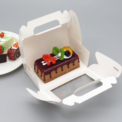 Scatola di torte pieghevole di carta Kcraft personalizzata con scatola regalo a finestra e certificata ISO9001
