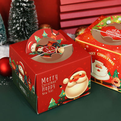 Vendere 4 6 8 10 12 14 pollici Alibaba Pasticceria Cibo Biscotti Dessert Torta Scatole con maniglia
