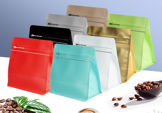 Puro prodotto stampato su misura LDPE Scatole di imballaggio di chicchi di caffè per altri alimenti