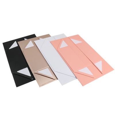 Flap Custom Matte Black Luxury Foldable Hard Paper Magnetic Closure Gift Box per regali