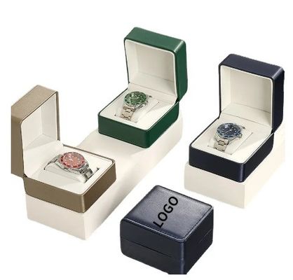 Logo personalizzato cartone scatola di orologio vuoto per gioielli scatola di imballaggio imballaggio in carta